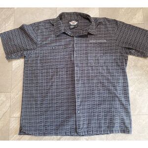 Harley Davidson Men's 2XL Button Down Casual Short Sleeved Shirt